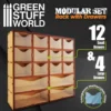 Green Stuff World: Modułowy stojak na farby 17ml - pionowy COMPACT