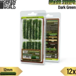 Green Stuff World: Paski trawy 12 mm - ciemna zieleń