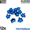 Green Stuff World: pionki 16x16x8mm - niebieskie
