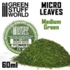 Green Stuff World: Posypka modelarska - Miniaturowe liście - Medium green mix