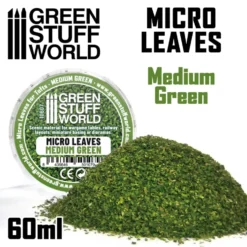 Green Stuff World: Posypka modelarska - Miniaturowe liście - Medium green mix