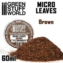 Green Stuff World: Posypka modelarska - Miniaturowe liście - Brown mix