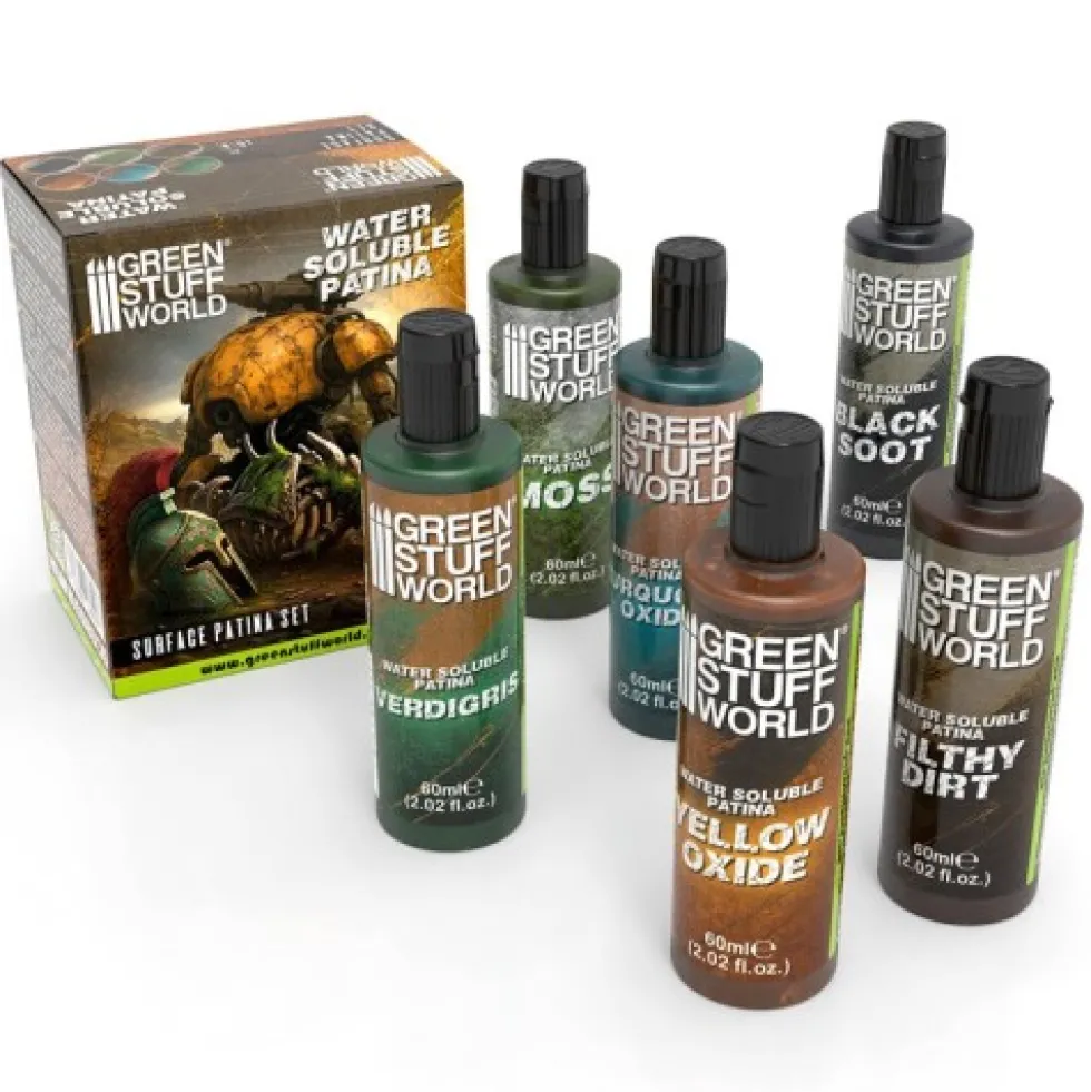 Green Stuff World: Water soluble patina set 6x60ml