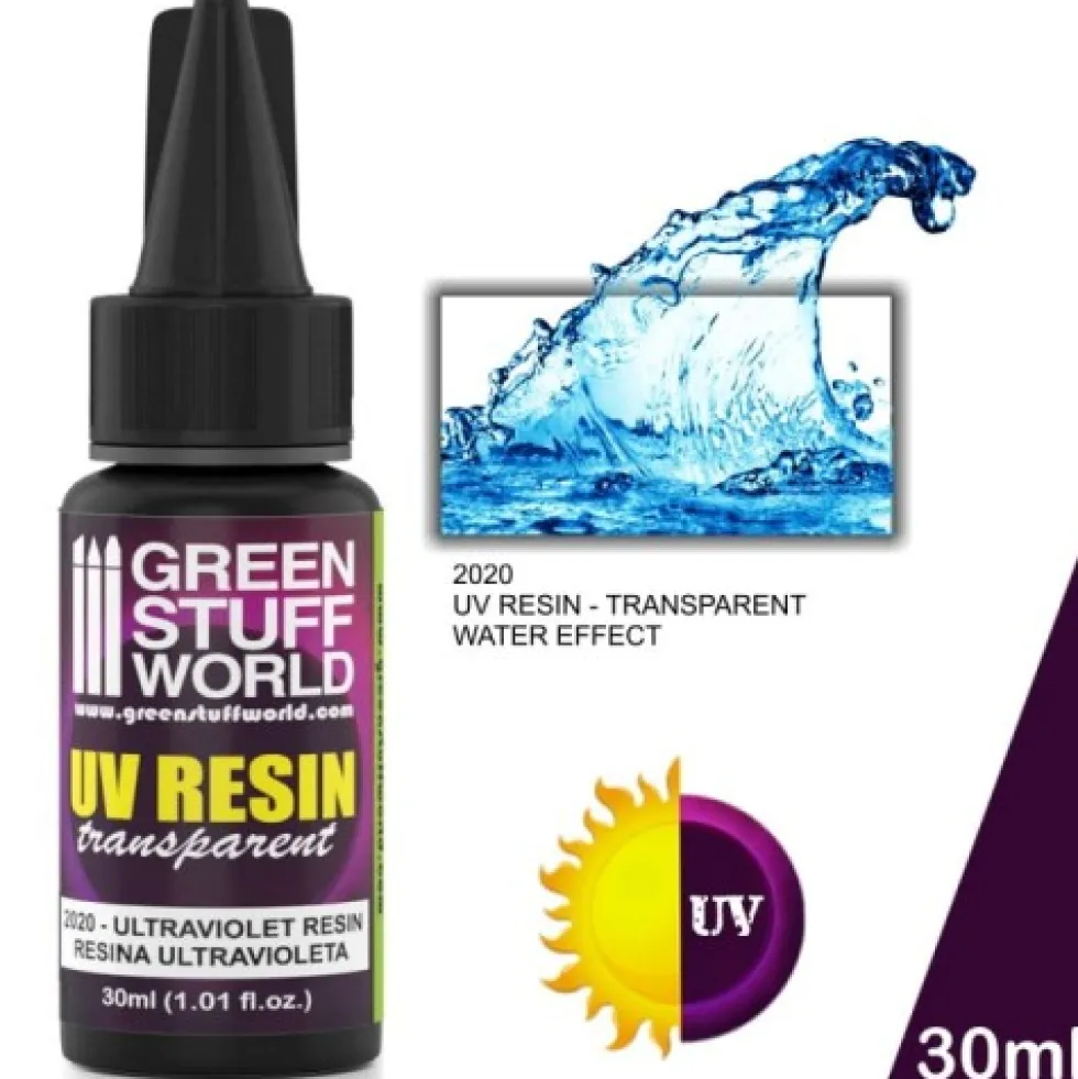 Green Stuff World: Żywica UV 30ml - Efekt Wody (Water Effect)