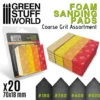 Green Stuff World: Zestaw gąbek szlifierskich 180-600 (Foam Sanding Pads)