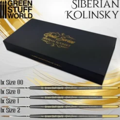 Green Stuff World: Zestaw Pędzli Premium (Brush set) - Gold Series
