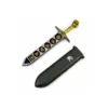 Grim Dagger Dice Case/Holder with sheath cover-Gold