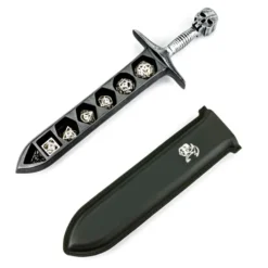 Grim Dagger Dice Case/Holder with sheath cover-Blue