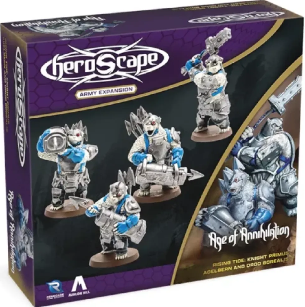 Heroscape: Rising Tide – Knight Primus Adelbern and Ordo Borealis Army Expansion