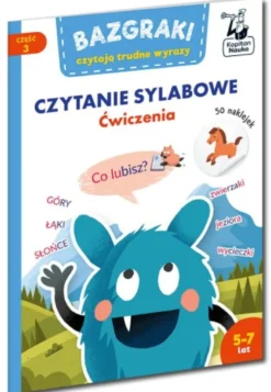 Kapitan Nauka: Bazgraki czytają trudne wyrazy. Czytanie sylabowe. Ćwiczenia