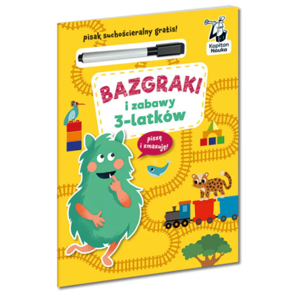 Kapitan Nauka: Bazgraki i zabawy 3-latków