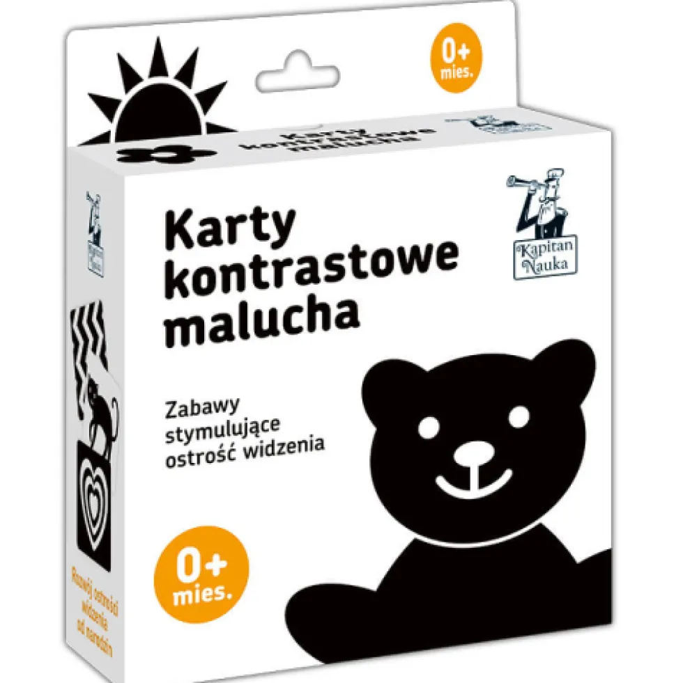 Kapitan Nauka: Karty kontrastowe malucha (0+ mies.)