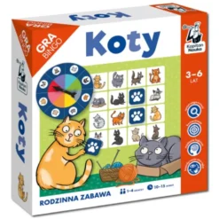 Kapitan Nauka: Koty. Gra bingo