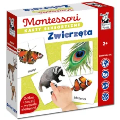 Kapitan Nauka Montessori: karty sensoryczne - Zwierzęta 2+