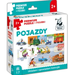 Kapitan Nauka: Pierwsze puzzle + figurki. Pojazdy