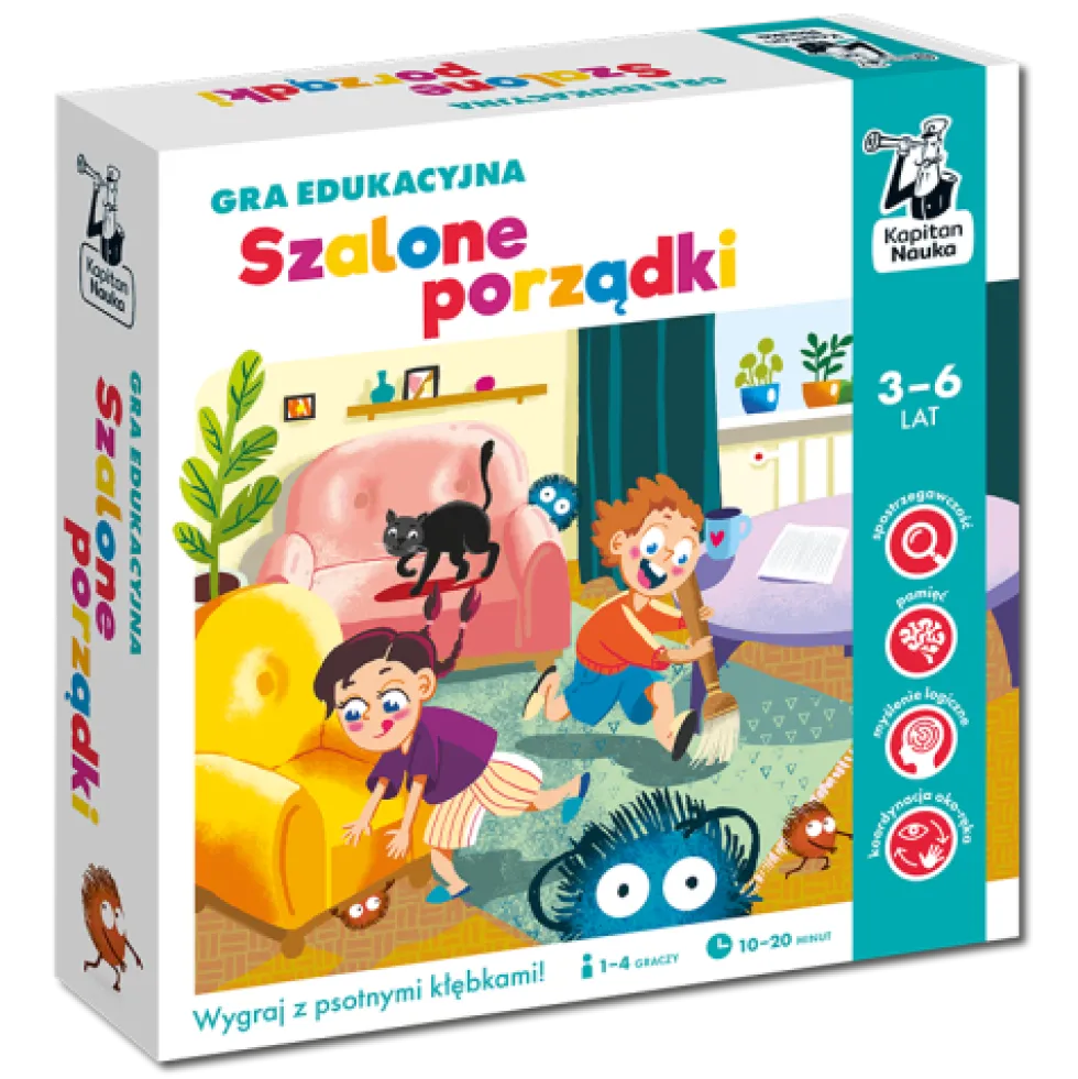 Kapitan Nauka: Szalone porządki. Gra edukacyjna