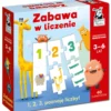 Kapitan Nauka: Zabawa w liczenie 1, 2, 3, poznaję liczby - Układanka edukacyjna 3+