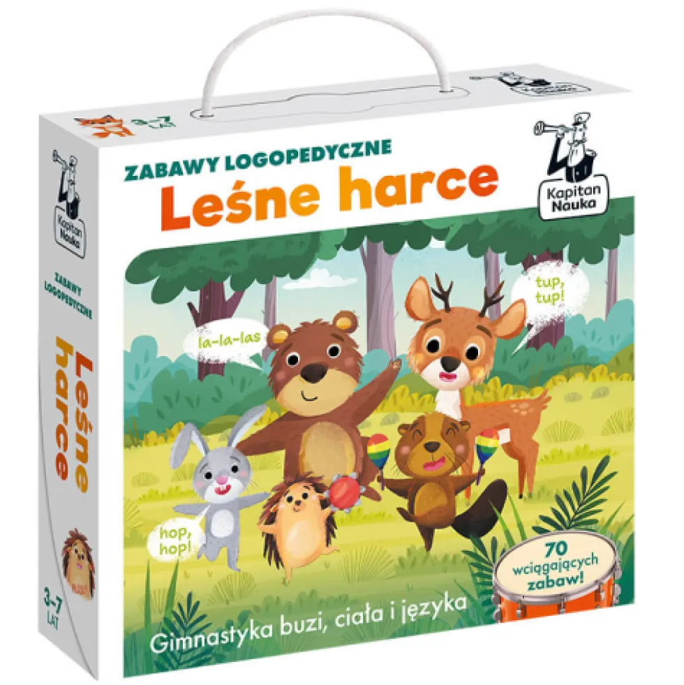 Kapitan Nauka: Zabawy logopedyczne - Leśne harce
