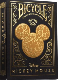 Karty do gry Bicycle: Black and Gold Mickey