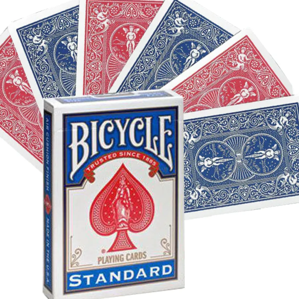 Karty do gry Bicycle: Double back czerwone/niebieskie (odfoliowane)