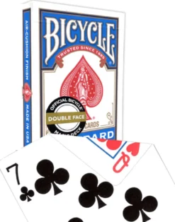 Karty do gry Bicycle: Double face (niebieskie pudełko)