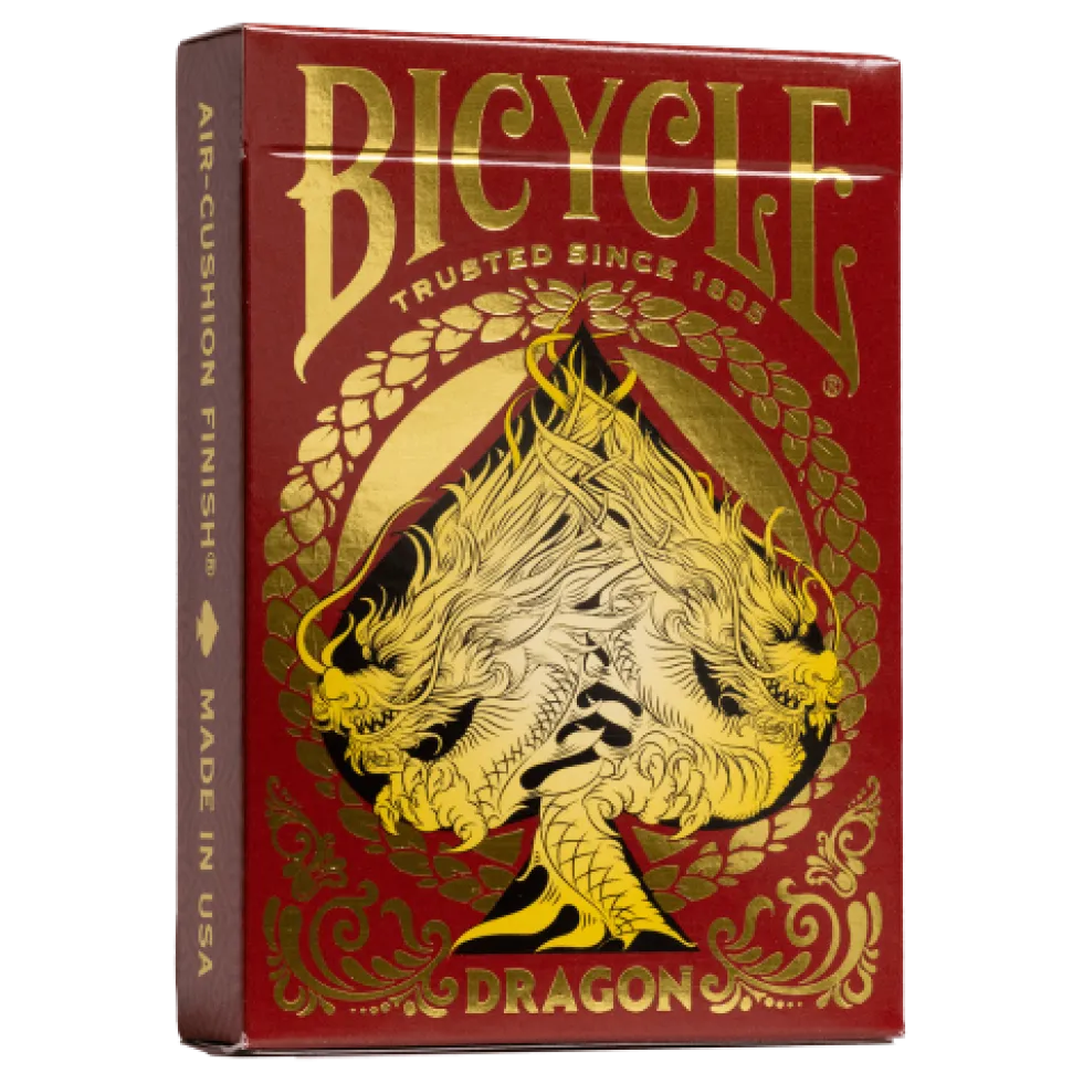 Karty do gry Bicycle: Red Dragon Back