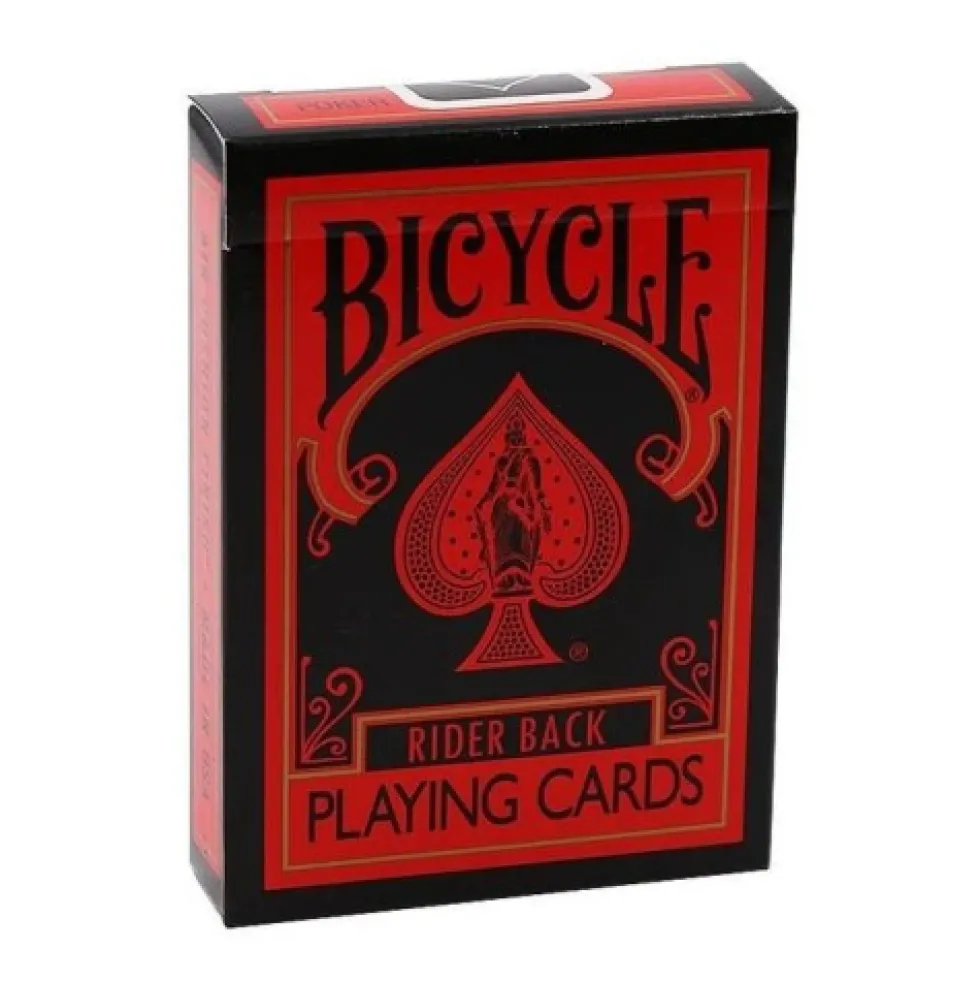 Karty do gry Bicycle: Rider Back Reverse (czerwono-czarne)