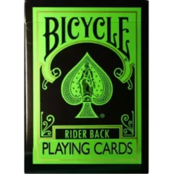 Karty do gry Bicycle: Rider Back Reverse (zielone i czarne)