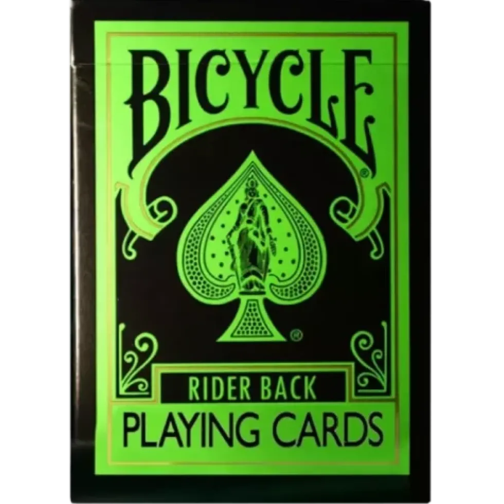 Karty do gry Bicycle: Rider Back Reverse (zielone i czarne)