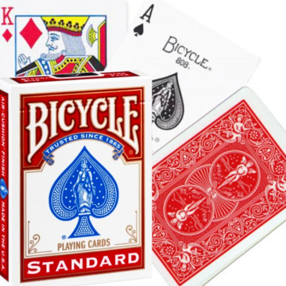 Karty do gry Bicycle: Standard - czerwone