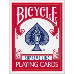 Karty do gry Bicycle: Supreme Line - Red (Standard Index)