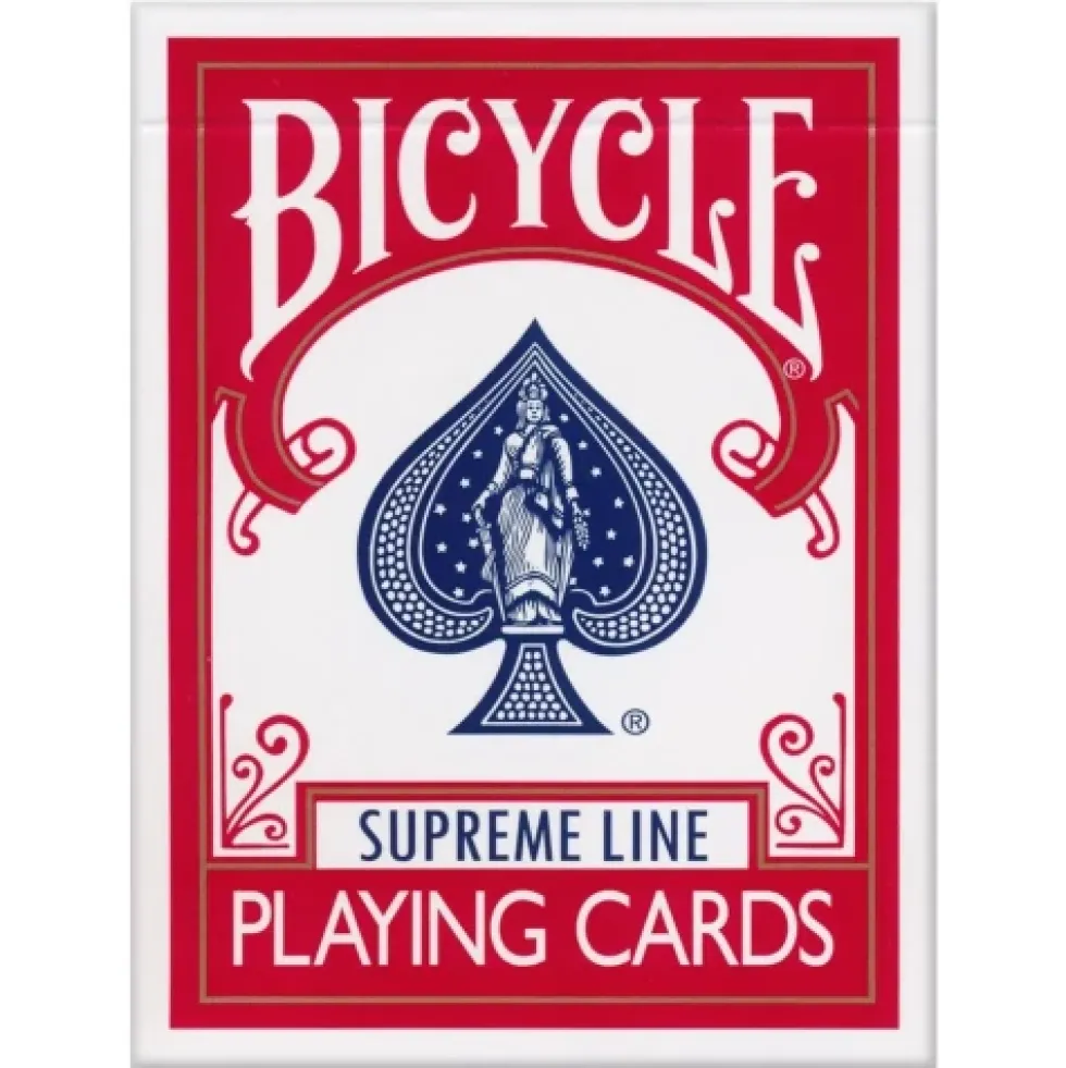 Karty do gry Bicycle: Supreme Line - Red (Standard Index)