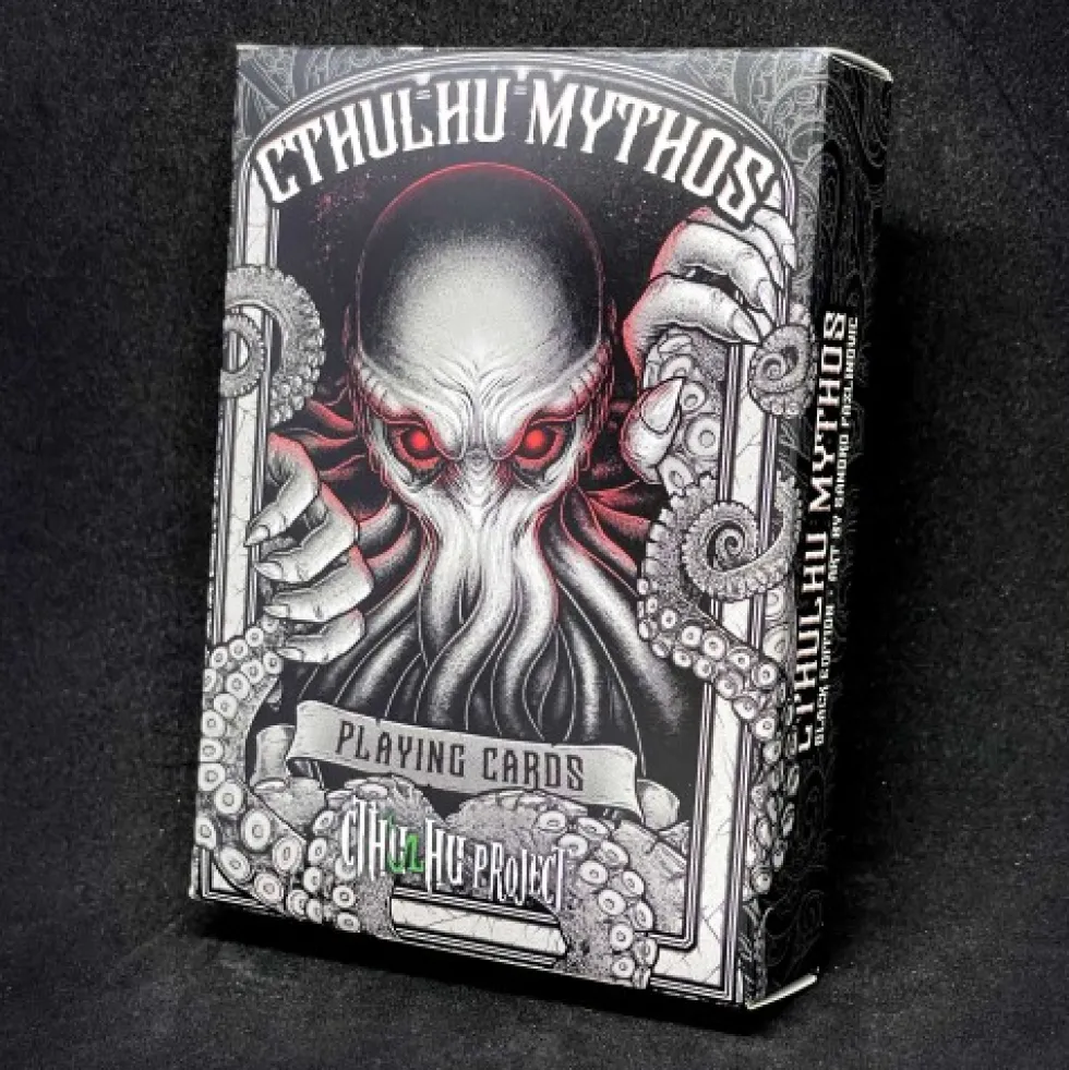 Karty do gry: Cthulhu Mythos Poker Black Edition