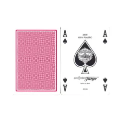 Karty do gry Fournier: 2500 100% Plastic Standard - czerwone