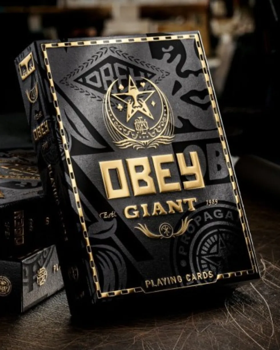 Karty do gry Theory11: Obey - Gold