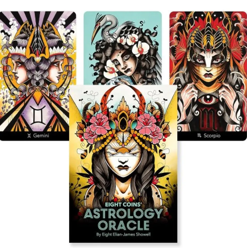 Karty tarot: Eight Coins Astrology Oracle