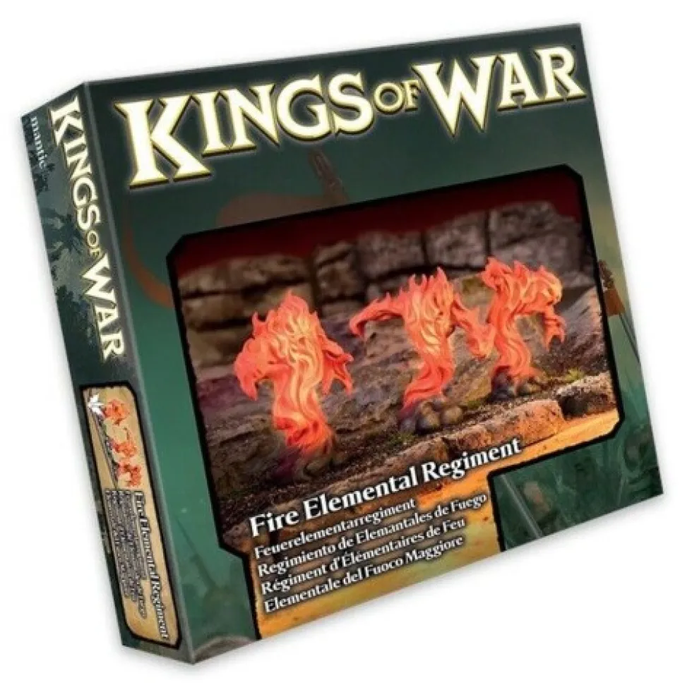 Kings of War: Fire Elemental Regiment