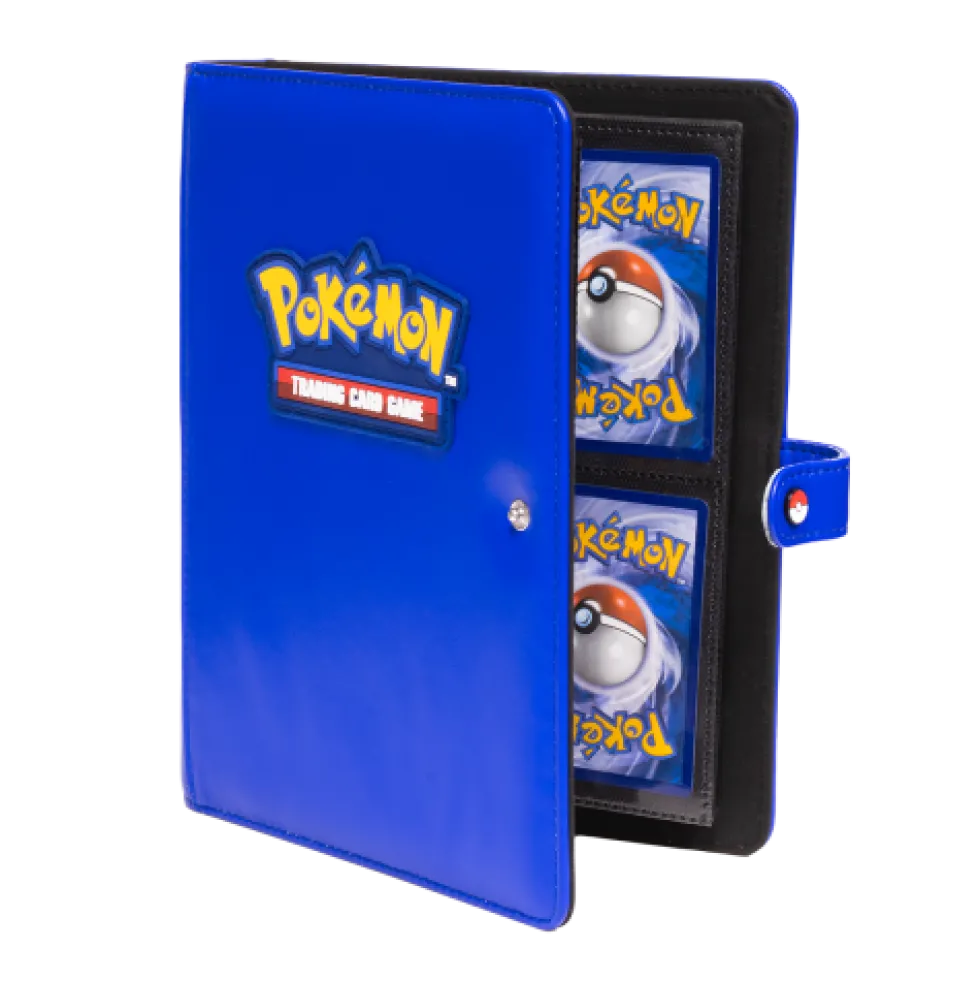Klaser Ultra-Pro: Pokémon 4-Pocket Premium Snap Binder - Blue