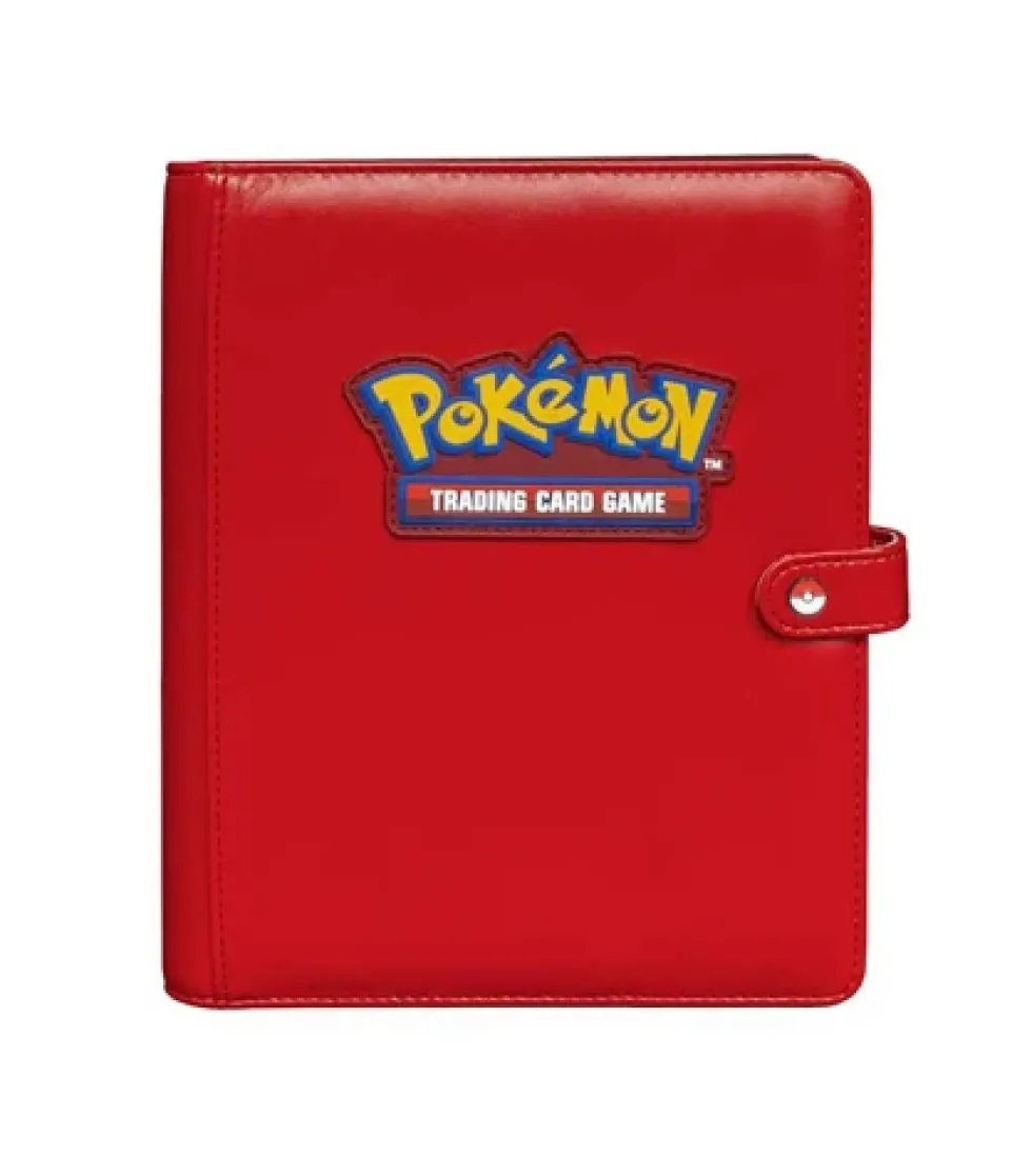 Klaser Ultra-Pro: Pokémon 4-Pocket Premium Snap Binder - Red