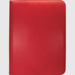 Klaser Ultra-Pro: Vivid Zippered 9-Pocket Pro-Binder - red