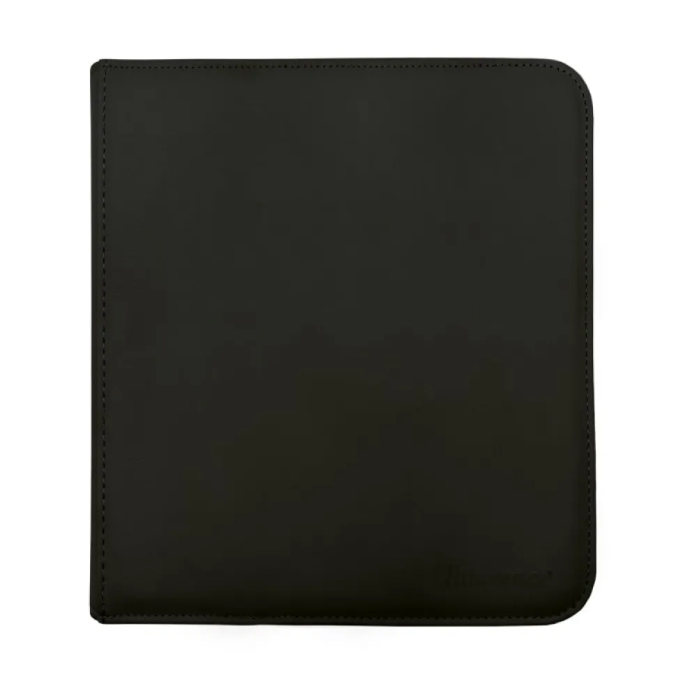 Klaser Ultra-Pro: Vivid Zippered 12-Pocket Pro-Binder na 480 kart - Black
