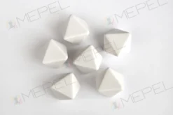 Kości Chessex - czysta kostka k8 White