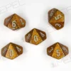 Kości Chessex - kostka k10 Glitter Gold/silver