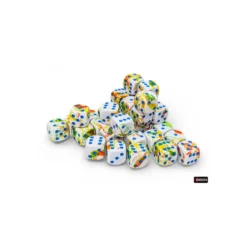 Kości Chessex - kostka k6 12mm Brush Breezy/Blue