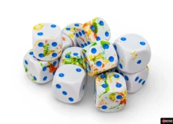 Kości Chessex - kostka k6 16mm Brush Breezy/Blue