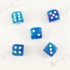 Kości Chessex - kostka k6 16mm Festive Waterlily/white