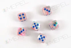 Kości Chessex - kostka k6 16mm Festive Pop Art/blue