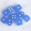 Kości Chessex - kostka k6 12mm Frosted Blue/white