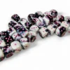 Kości Chessex - kostka k6 12mm Gemini Black-White/pink
