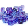 Kości Chessex - kostka k6 12mm Luminary Nebula Nocturnal/blue (świecąca w ciemnościach)